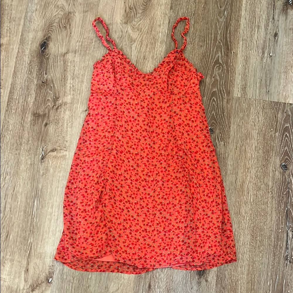 Wild Fable Red Floral Mini Dress